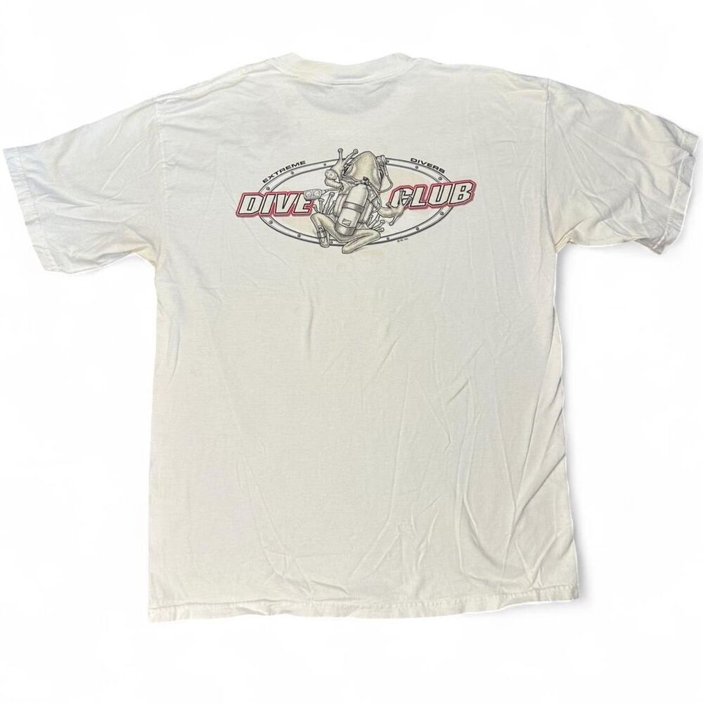 VTG L Y2K Del Sol Dive Club Surf Wear Nature Art Graphic T shirt